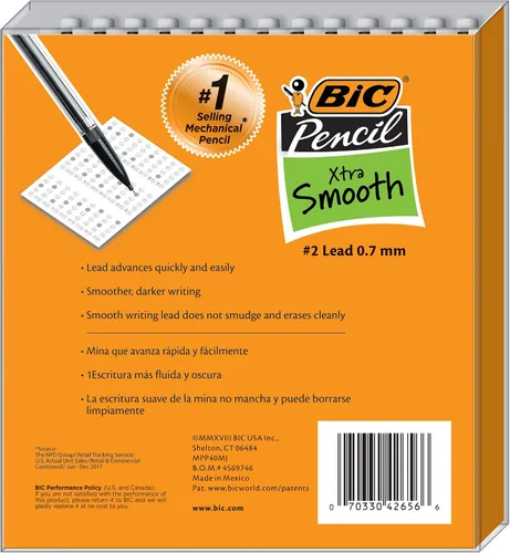 Vista 2 de Bic Pencil - 40 lápices mecánicos Paquete de 10