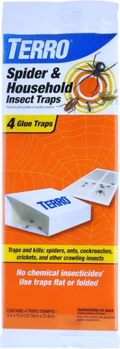 Vista 8 de Trampa para arañas e insectos Terro T3206-10 - Paquete de 10 trampas para insectos Kills Roaches, Spiders, Ants, Cockroaches, Crickets, Indoor Bug