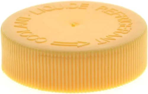 Vista 8 de AUTOKAY Tapa de depósito de depósito de desbordamiento de refrigerante Tapa de depósito de radiador para Nissan Infiniti 21712-79900 - Amarillo
