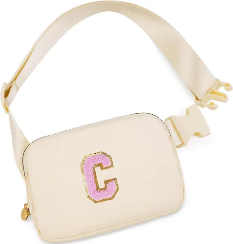 Vista 119 de Bolsa de cinturón para niñas y mujeres, bolsas cruzadas, riñonera, riñonera personalizada, Negro, Small