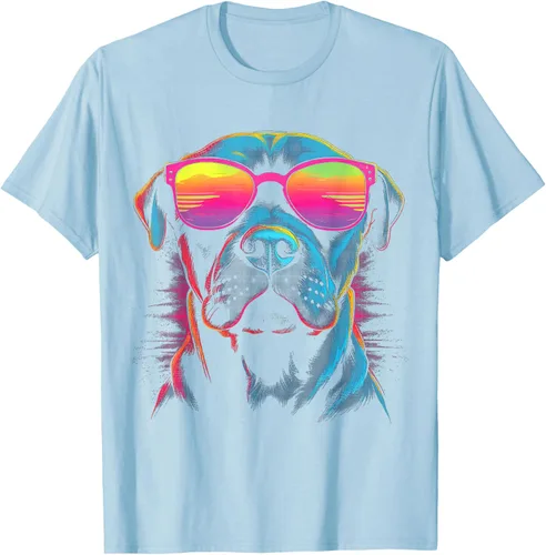 Vista 69 de Pit Bull Mom Dog Lover Colorido Artistic Pitbull Owner - Camiseta para mujer, Negro