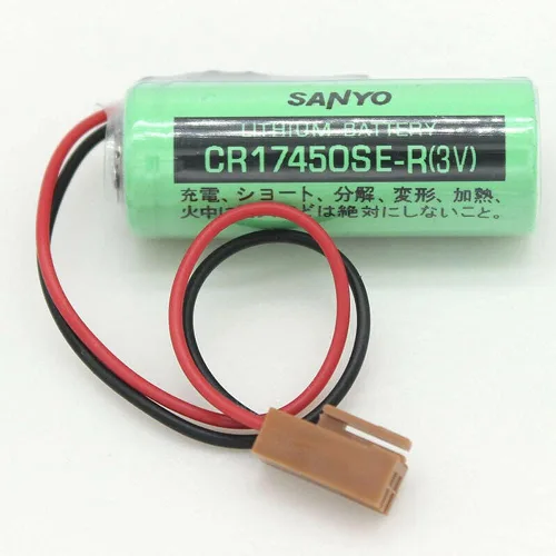 Vista 2 de BALOLO CR17450SE-R - Batería PLC CR17450SE-R 3V 2500mah para A98L-0031-0012 Sistema CNC CR17450se-r 3V Batería con enchufe