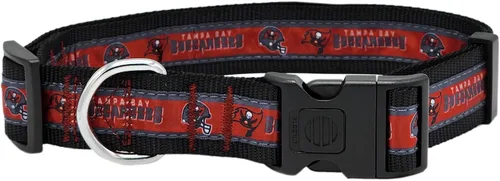 Vista 24 de Collar para mascotas Pets First con licencia NFL Arizona Cardinals, pequeño - Collar para perros resistente, fuerte y duradero. Disponible en 31
