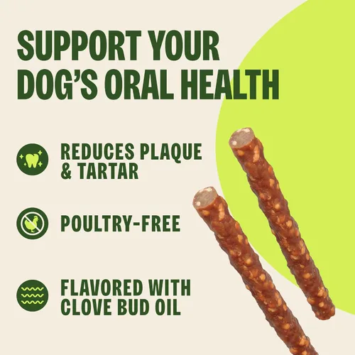 Vista 4 de WHIMZEES Wellness Veggie Sausage - Golosinas dentales para perros, masticables naturales, barra de gran tamaño (7 unidades)