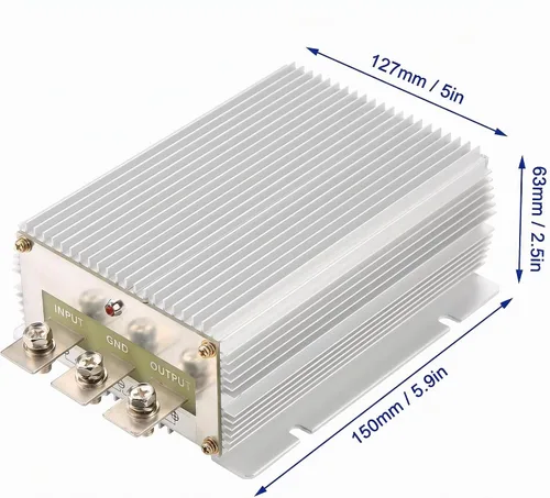 Vista 2 de YWBL-WH 24V a 12V 60A DC Buck Convertidor, 720W reductor de suministro
