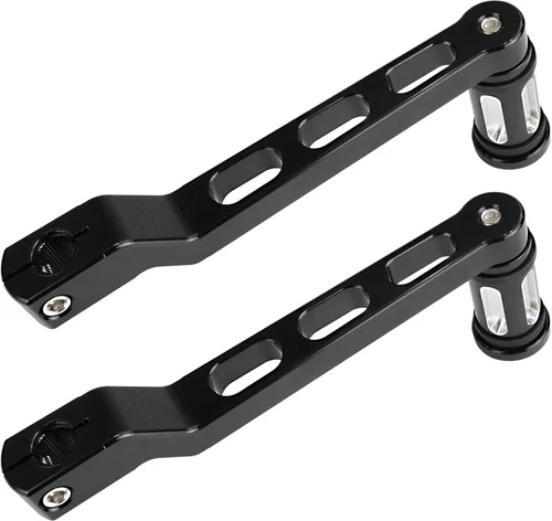 Vista 3 de Palanca de cambios para el talón de la motocicleta, palanca de cambios, brazos de cambio compatibles con Harley FL Softail Touring Electra Glide