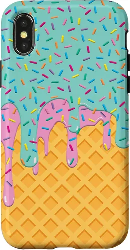 Vista 5 de Ice Cream Cone with Sprinkles Case for iPhone 17