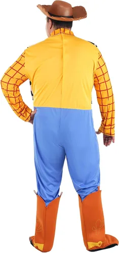 Vista 6 de Disguise Disfraz de Woody Deluxe para hombre, multicolor, XL (42-46), Marrón
