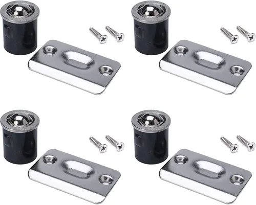 Vista 10 de Pestillo de bola de puerta, accesorios para puertas interiores, 13/16 pulgadas x 1 pulgada, tensión de puerta ajustable