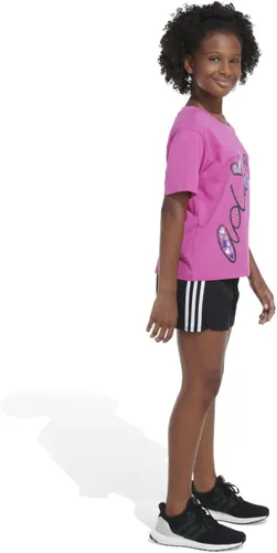 Vista 7 de adidas Girls' Big Short Sleeve Tee T-Shirt