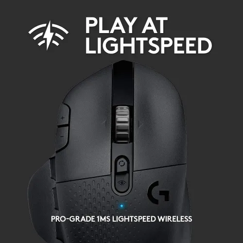 Vista 4 de Logitech Ratón inalámbrico para juegos G604 Lightspeed (renovado)