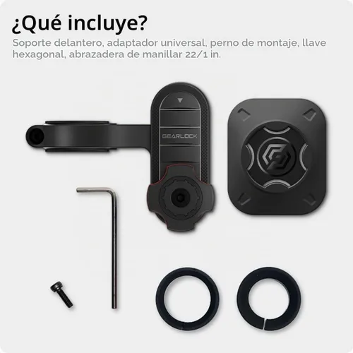 Vista 8 de Spigen Gearlock - Soporte de teléfono para bicicleta con adaptador universal