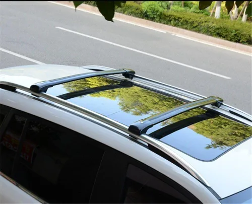 Vista 3 de 2 barras transversales con cerradura para Nissan X-Trail Rogue 2014-2021