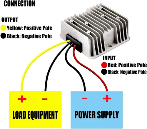 Vista 3 de 30A 360W 12v Carrito de Golf 48V 36V a 12V Convertidor Regulador de Voltaje Carro de Golf Convertidor de Voltaje Impermeable