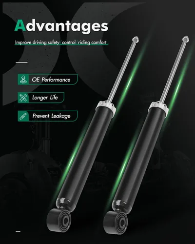 Vista 2 de SCITOO - Amortiguador trasero para VW se adapta a 2009 2010 2011 2012 2013 CC, 2008 R32,2006 2007 2008 2009 Conejo Shocks 344459 Struts - Juego de 2