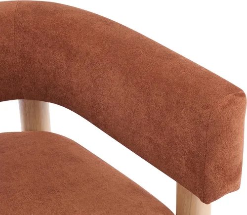 Vista 13 de Christopher Knight Home Carly - Silla decorativa de perfil bajo, silla tapizada de barril Boucle, cómoda silla de lectura para dormitorio, sofá