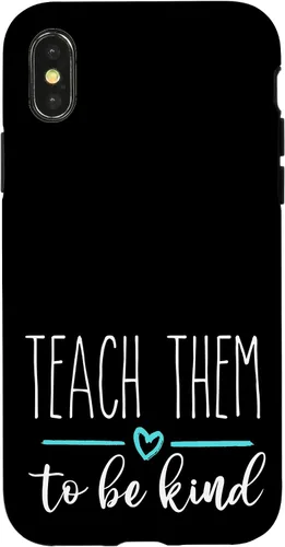 Vista 5 de Rae Inspired Dunn Teach Them to be Kind Teacher Appreciation Case for iPhone 17