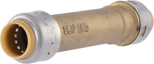 Vista 11 de SharkBite Acoplamiento deslizante de 1/2 pulgada, Empuje para conectar accesorios de plomería de latón, Tubo PEX, cobre, CPVC, PE-RT, HDPE, U3008LFA