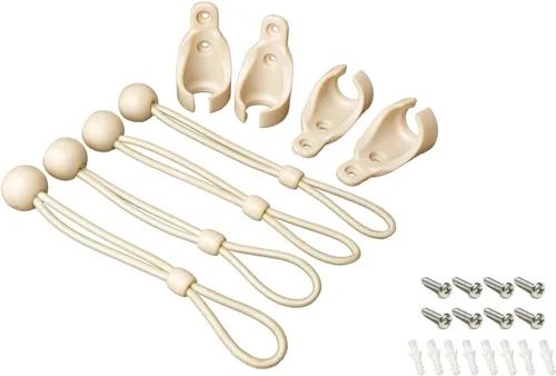 Vista 11 de Coolaroo - Kit de amarre de persianas enrollables para exteriores Coolaroo, persianas enrollables para exteriores e interiores y cubiertas de Marrón