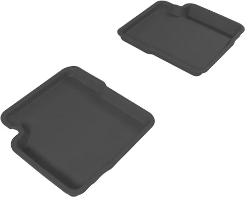 Vista 10 de Tapete para piso 3D MAXpider, hecho a la medida, para todo tipo de clima, para modelos selectos de Fiat 500 - Hule de Kagu, Negro