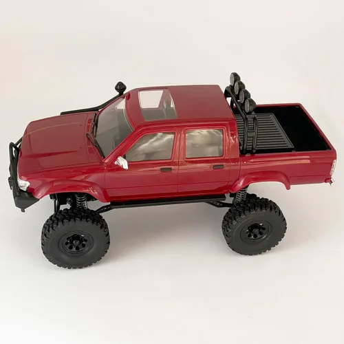 Vista 8 de HLSFWDRIVE RC Rock Crawler 4x4 WPL C64-1 Camión de control remoto Off Road