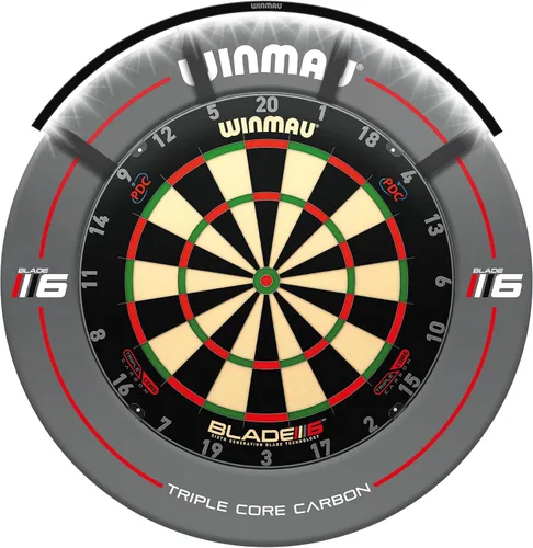 Vista 2 de Winmau Polaris - Iluminación de diana de 120 grados con abrazadera magnética (blanco cálido)