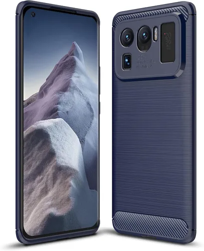 Vista 11 de Funda compatible con Xiaomi Mi 11 Ultra, cubierta de diseño de textura de fibra de carbono, funda de absorción de impactos diseñada para Xiaomi Mi