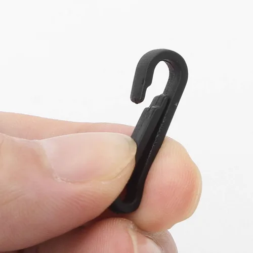 Vista 7 de Freebily 100 piezas de plástico clips ganchos mini hebilla paracord mochila correas bolsa piezas