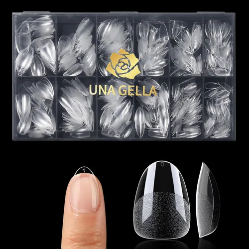Vista 10 de UNA GELLA Pegamento de uñas de gel 6 en 1 para puntas de uñas transparentes