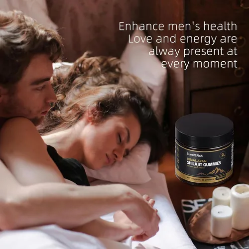 Vista 7 de Gomitas Shilajit orgánicas, gomitas puras del Himalaya Shilajit para hombres, mujeres de oro, minerales naturales de más de 85 traza, ashwagandha