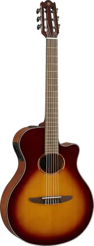 Vista 7 de Yamaha NCX1 NT Cutaway Guitarra Clásica Acústica-Eléctrica de Cuerdas de Nylon, Natural
