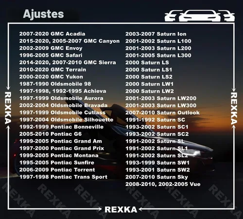 Vista 4 de Rexka Juego de 10 juegos de guardabarros cubierta de parachoques Splash Shield Wheelhouse Liner Bolt Tornillo U Tuercas Kit para GM 11570498 10 Sets