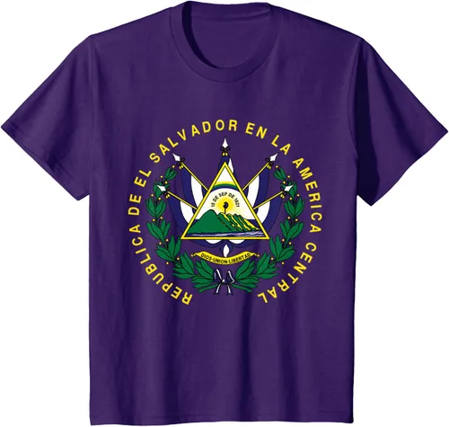 Vista 22 de amdesco Salvador Camisa, salvadoran Escudo de armas playera, mujer L, Blanco