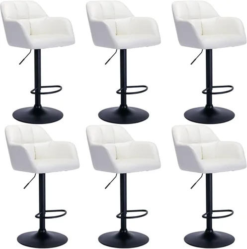 Vista 26 de ROCITY Juego de 2 taburetes de bar de terciopelo con respaldo, silla de bar beige para isla de cocina, taburetes de bar modernos con patas de metal