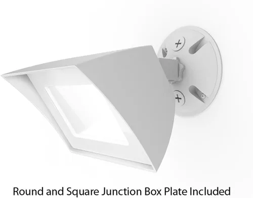 Vista 5 de WAC Lighting, Endurance Flood Energy Star 35W Luz de inundación LED 3000K en blanco Blanco (Architectural White)