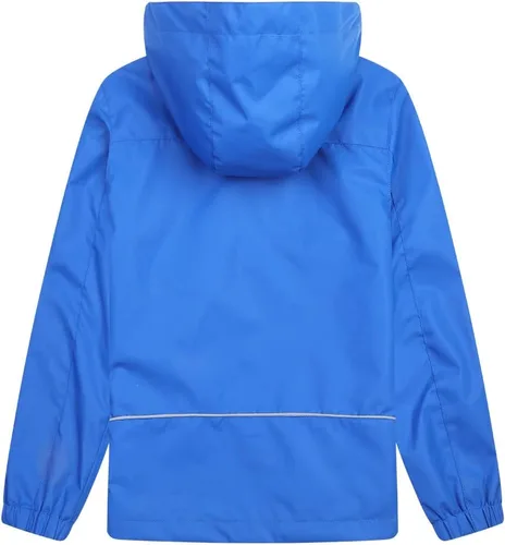 Vista 2 de Chaqueta impermeable con capucha para niños y niñas, rompevientos ligera e impermeable para niños
