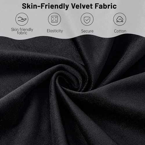 Vista 5 de Furniliving Silla de Acento de Terciopelo Moderna Tapizada Sillón Lateral con Patas Cónicas Sillas de Sofá con Respaldo Alto Acolchadas con Botones