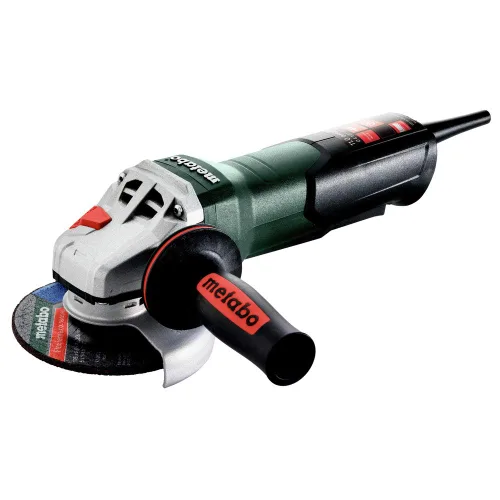 Vista 2 de Metabo US3005 - Amoladora angular con cable de 11 amperios, 4.5 pulgadas y 5 pulgadas con sistema de interruptor de paleta sin bloqueo