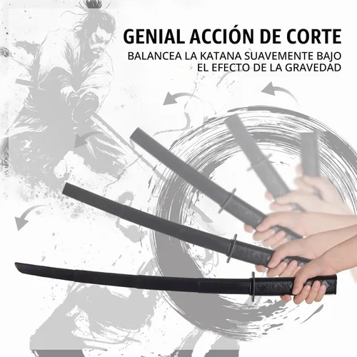 Vista 2 de 2 PCS 3D Impreso Gravedad Retráctil Samurai Espada Modelo Juguetes Halloween Juguete Portátil Espada Samurai Gravity-powered segments extend from
