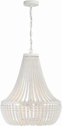 Vista 9 de Crystorama Rylee - Lámpara de araña negra mate de 3 luces Negro