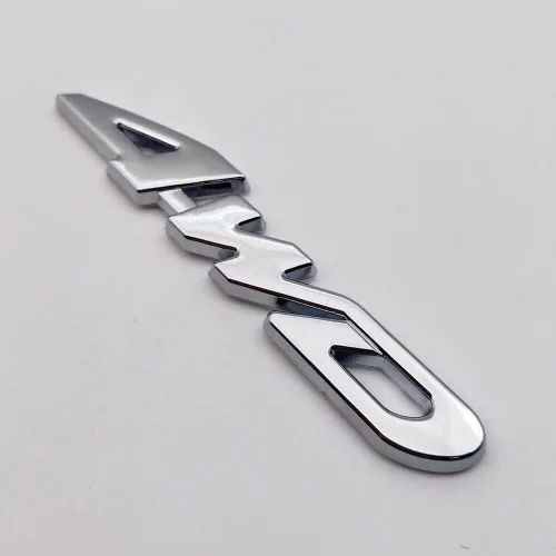 Vista 6 de 1 unids cromo metal 4WD puerta trasera maletero insignia 4x4 coche SUV emblema calcomanía (plata)