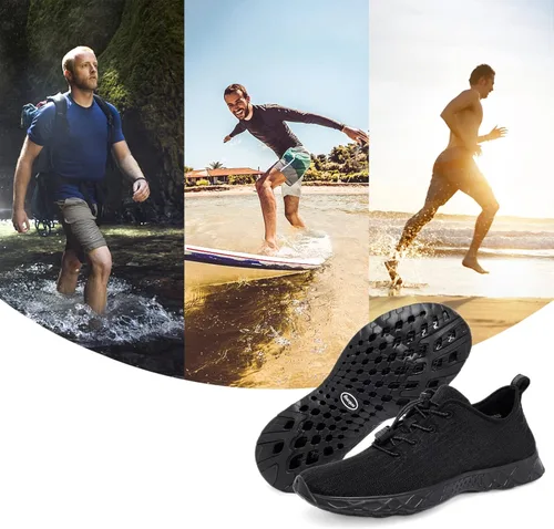 Vista 7 de Racqua Zapatos de agua de malla transpirable para mujeres y hombres