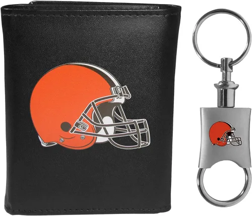 Vista 14 de Siskiyou Sports NFL unisex Tri-fold Wallet & Valet Key Chain