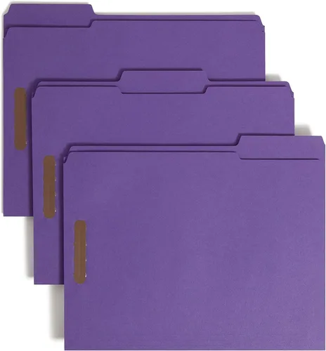 Vista 21 de Smead carpeta reforzada tamaño carta, 50 por caja, Variados