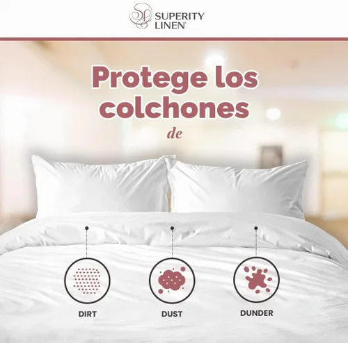 Vista 9 de Superity Luxurious Hotel Quality Funda de edredón tamaño individual – 100% algodón suave y cómodo – Diseñada para edredón tamaño individual – 200