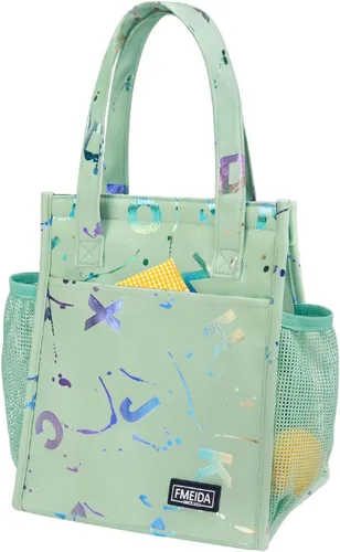 Vista 11 de Bolsa de Almuerzo Aislada para Mujeres, Bolsas de Almuerzo Pequeñas de 6.75L con Múltiples Bolsillos, Bolsa Térmica Reutilizable para Trabajo