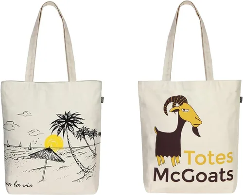 Vista 38 de Ecoright - Bolsa de mano para mujer con cremallera, bolsa de mano pequeña, bolsa de lona, bolsa de algodón reutilizable para playa, comestibles