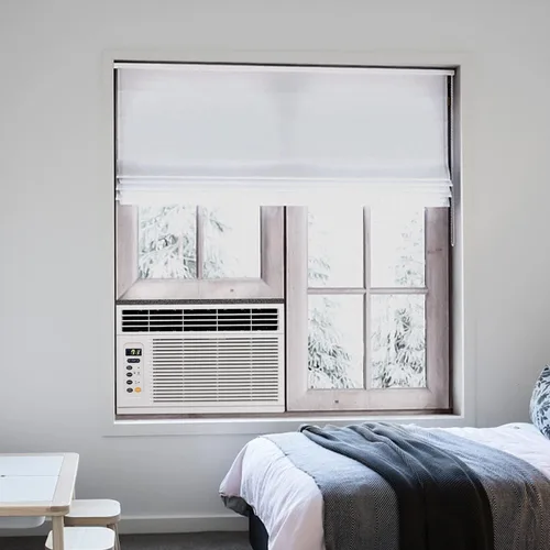 Vista 6 de YoleShy Cinta de espuma para aire acondicionado de ventana, 2 unidades de 1 pulgada de ancho x 1 pulgada de grosor, tira de sellado de puerta