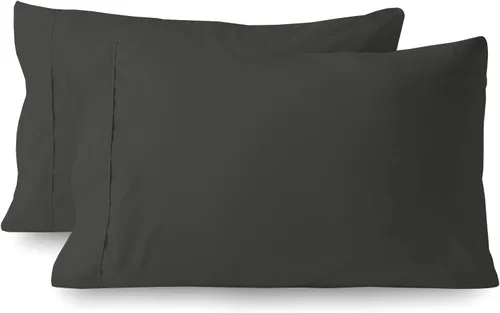 Vista 44 de Juego de cama de 5 piezas, 100% algodón egipcio de 600 hilos, fundas de almohada y sábana bajera con bolsillo extra profundo, ropa de cama suave