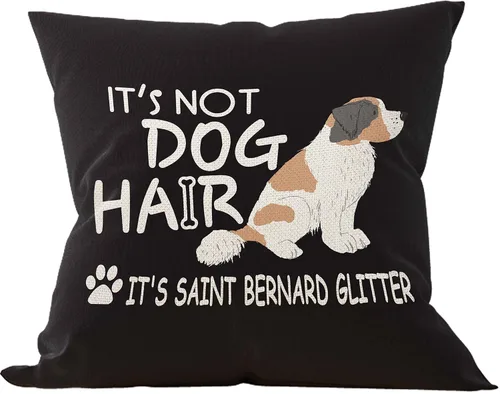 Vista 8 de Mancheng-zi Fundas de almohada para perros, 18x18 - Almohada de patas, Regalos para amantes de los perros